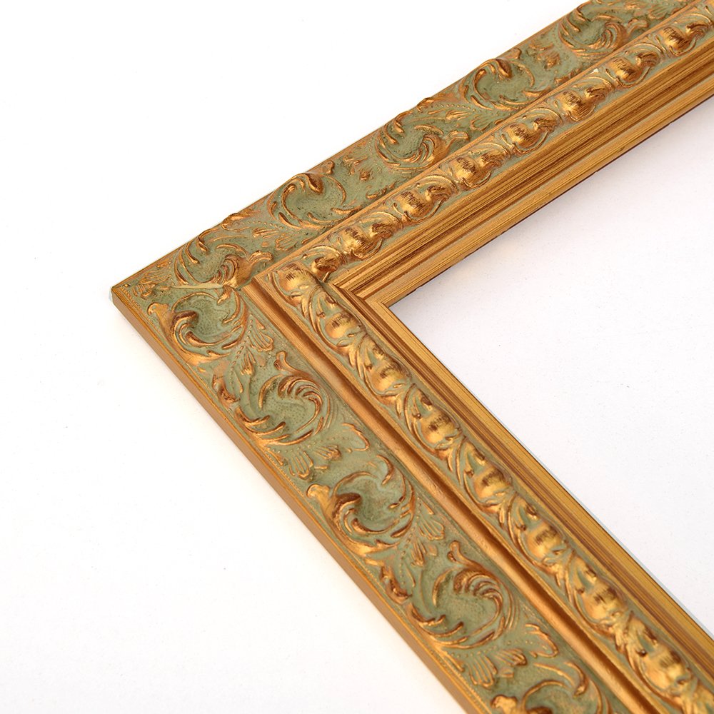 Custom Gold Vintage Wood Photo Frame Moulding Ornate Solid Wooden Classical Painting Frame