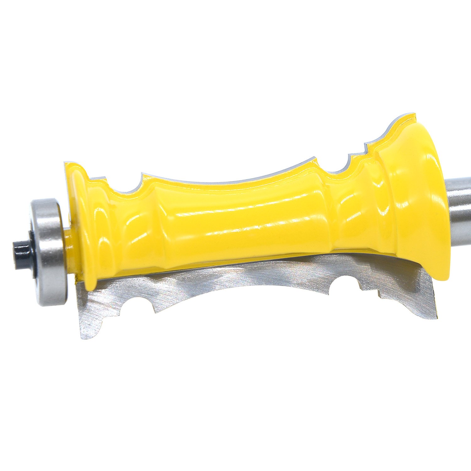 Crown Molding Router Bits Multi-mould Cutter Mitered Door Chair Rail Drawer Front Molding for Wood with Ball Bearing Guide