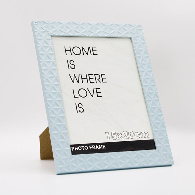 Nordic ins style light luxury blue photo frame A4 A3 wall-mounted picture frame With Glass Plexiglass