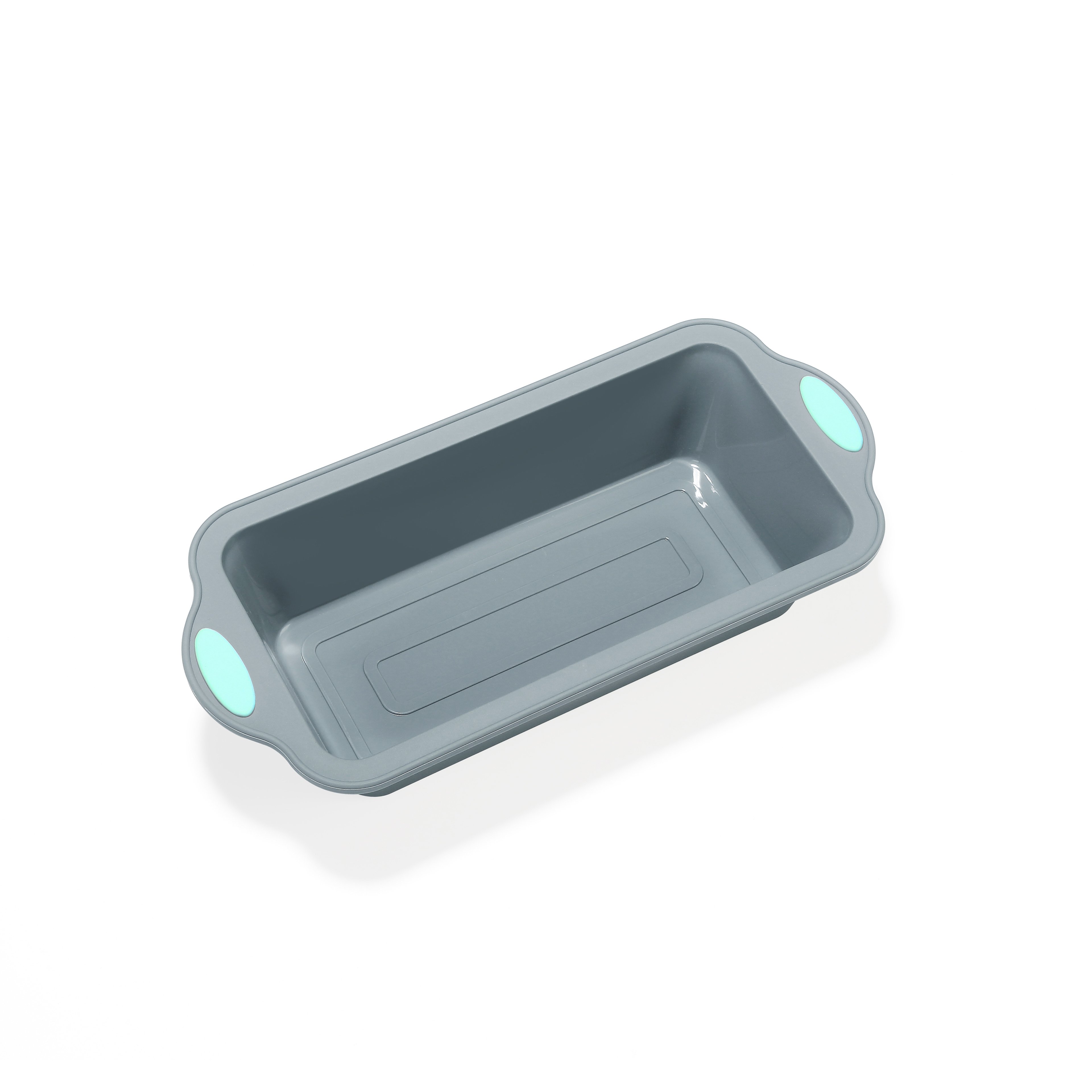 Bicolor Metal Framed Silicone Cake Pan Mold Eco-Friendly Baking Dish for Home Use Includes Basic Cake Tool
