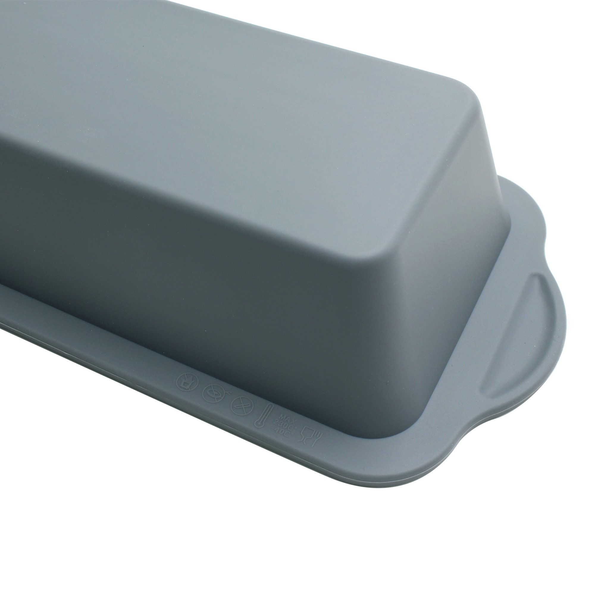 Bicolor Metal Framed Silicone Cake Pan Mold Eco-Friendly Baking Dish for Home Use Includes Basic Cake Tool