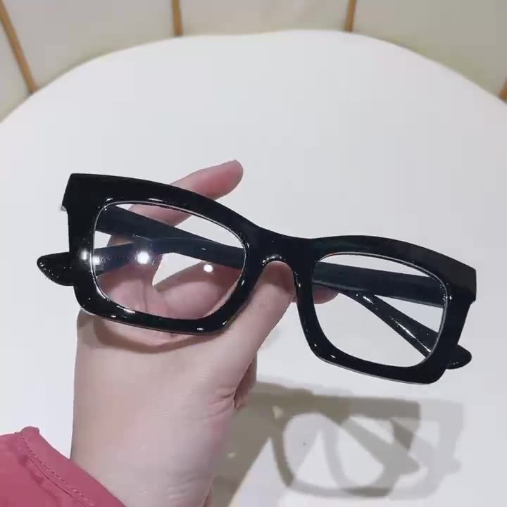 Custom Fashion Computer Anti Blue Light Blocking Glasses Small Square Optical Spectacle Eyeglasses Frames Unisex