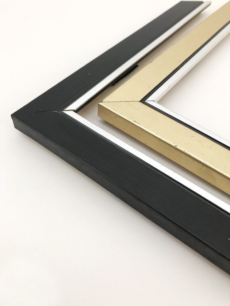 Ornate Decorative Cheap Small Picture Frames Plastic Wholesale PS Moulding Korea for Wall Art Carton Box Environment Friendly