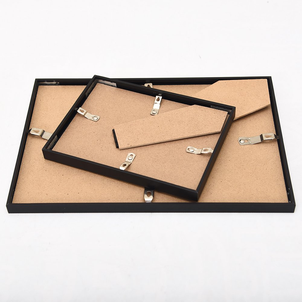 Wholesale Fashion Display Customize Brushed Metal Aluminum Wall Hanging Frame for Photo Picture