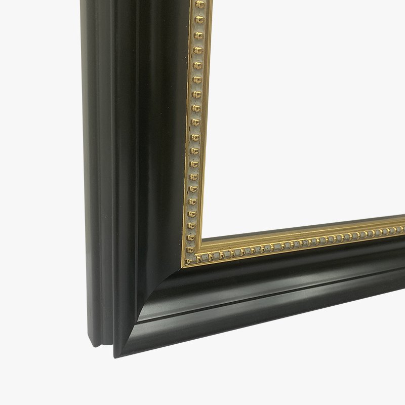 Custom Ornate Gold Vintage Solid Wooden Picture Frame Pine Wood Wall Photo Painting Mouldings Modern Design Style