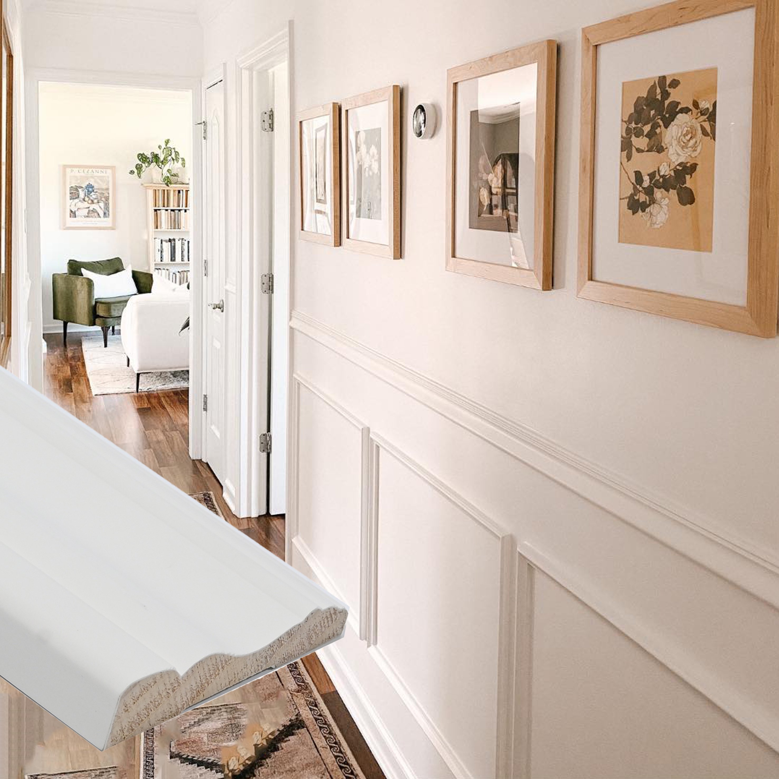 Modern Room Decoration Door And Window Trim Board Moulding Wood Frame Moulding Wall Trim