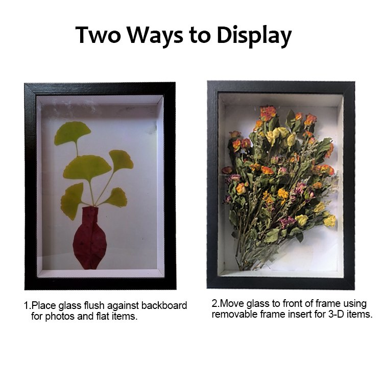 MDF Black White 3d Wall Shadow Box Frame Wholesale Resemble Shadow Box Frame
