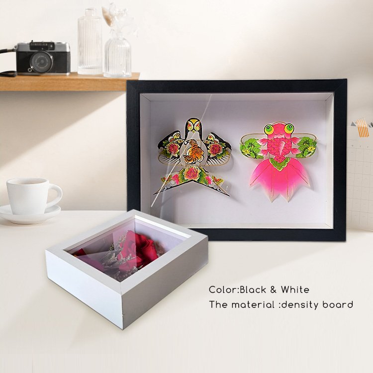 MDF Black White 3d Wall Shadow Box Frame Wholesale Resemble Shadow Box Frame