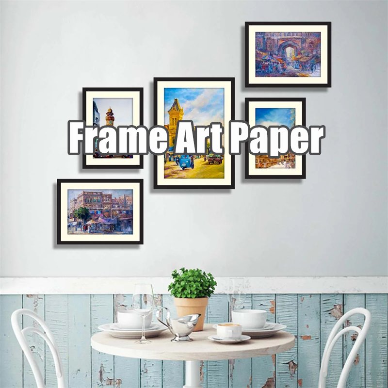 Gallery Art Exhibition Work Frame Picture Printable Base Paper