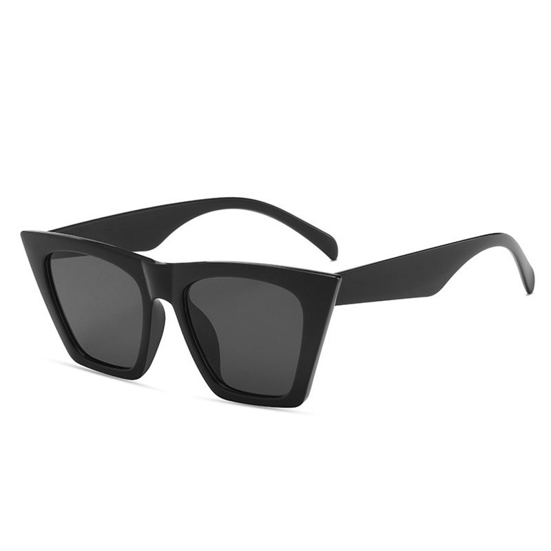 Hot style Square sunglasses show big frame cat eye sunglasses Women Men Adult Plastic Sunglasses