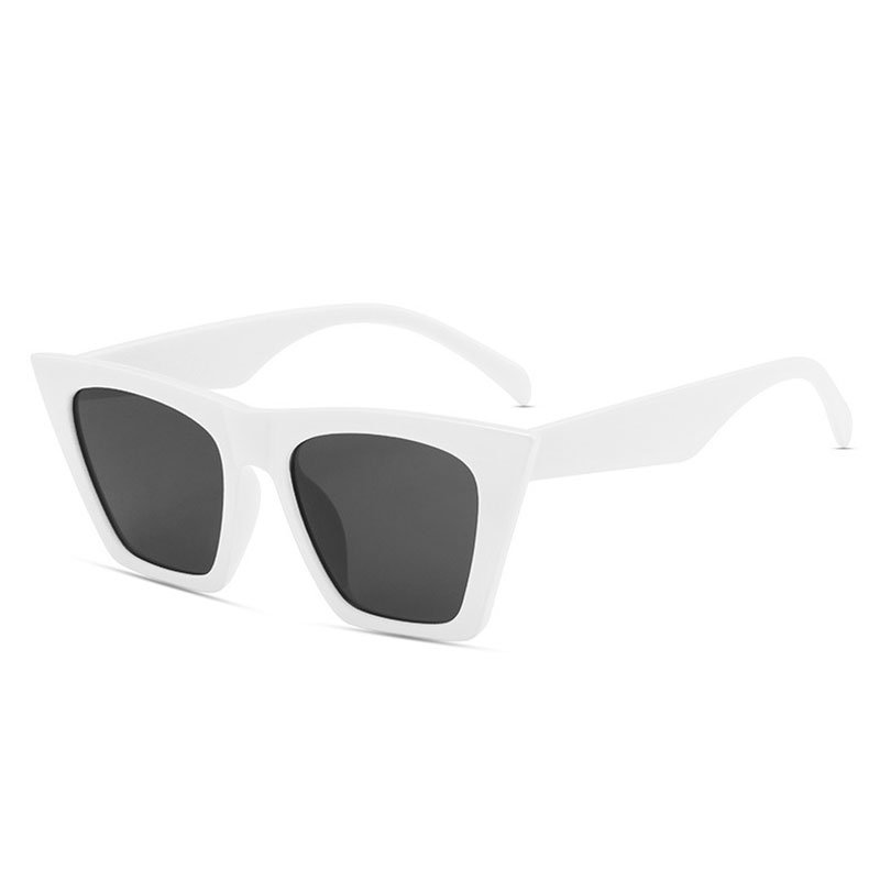 Hot style Square sunglasses show big frame cat eye sunglasses Women Men Adult Plastic Sunglasses