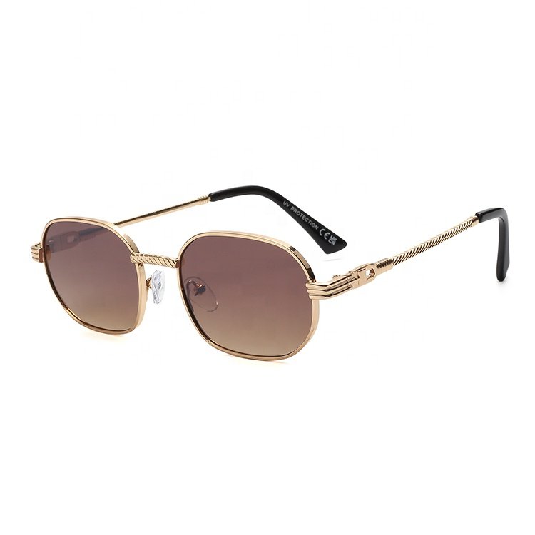Popular Luxury Metal Sunglassevening Dressesades Custom Small Capee Oval Sun Glprom Dress Vestidos Robesunisex Sunglasses PC Men