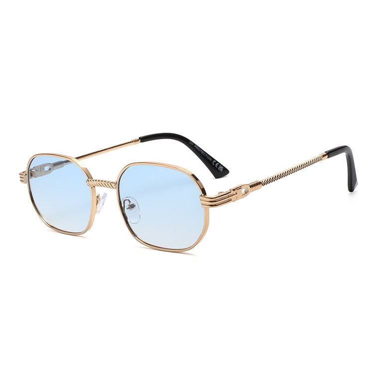 Popular Luxury Metal Sunglassevening Dressesades Custom Small Capee Oval Sun Glprom Dress Vestidos Robesunisex Sunglasses PC Men