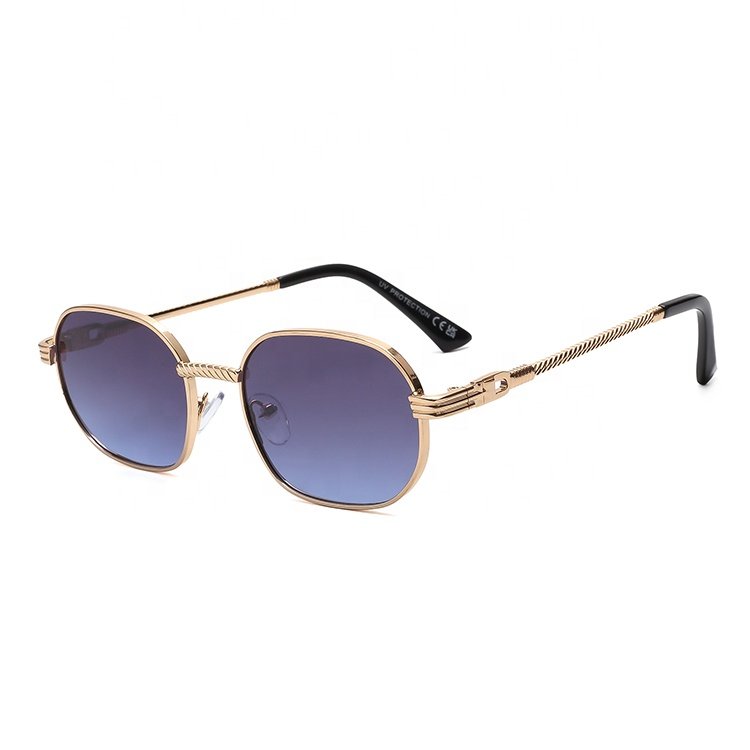 Popular Luxury Metal Sunglassevening Dressesades Custom Small Capee Oval Sun Glprom Dress Vestidos Robesunisex Sunglasses PC Men