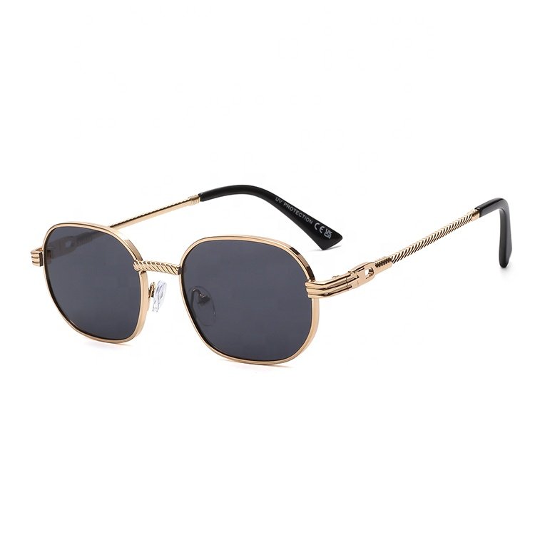 Popular Luxury Metal Sunglassevening Dressesades Custom Small Capee Oval Sun Glprom Dress Vestidos Robesunisex Sunglasses PC Men