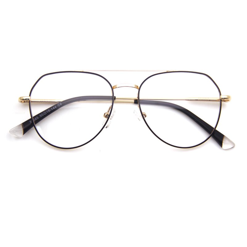 Retro Eyeglasses Optical Frames Round Vintage Computer Glasses Cut Anti Blue Light Filter Metal Glasses Eyewear