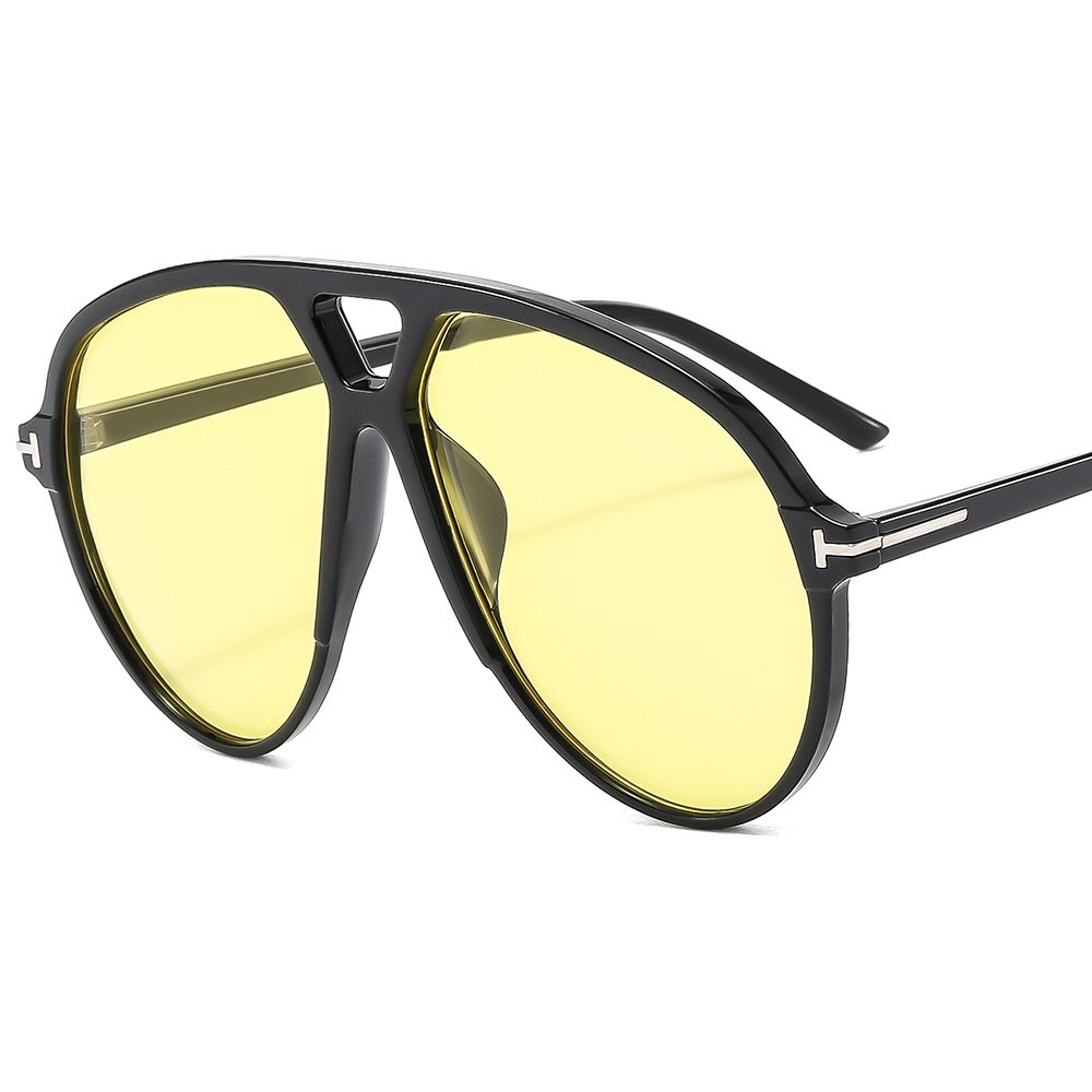 Oversized Double Bridges Pilot Men Sunglasses Fashion Brand Designer Shades UV400 Trending Custom Logo Women Sun Glasses