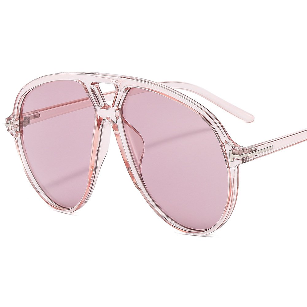 Oversized Double Bridges Pilot Men Sunglasses Fashion Brand Designer Shades UV400 Trending Custom Logo Women Sun Glasses