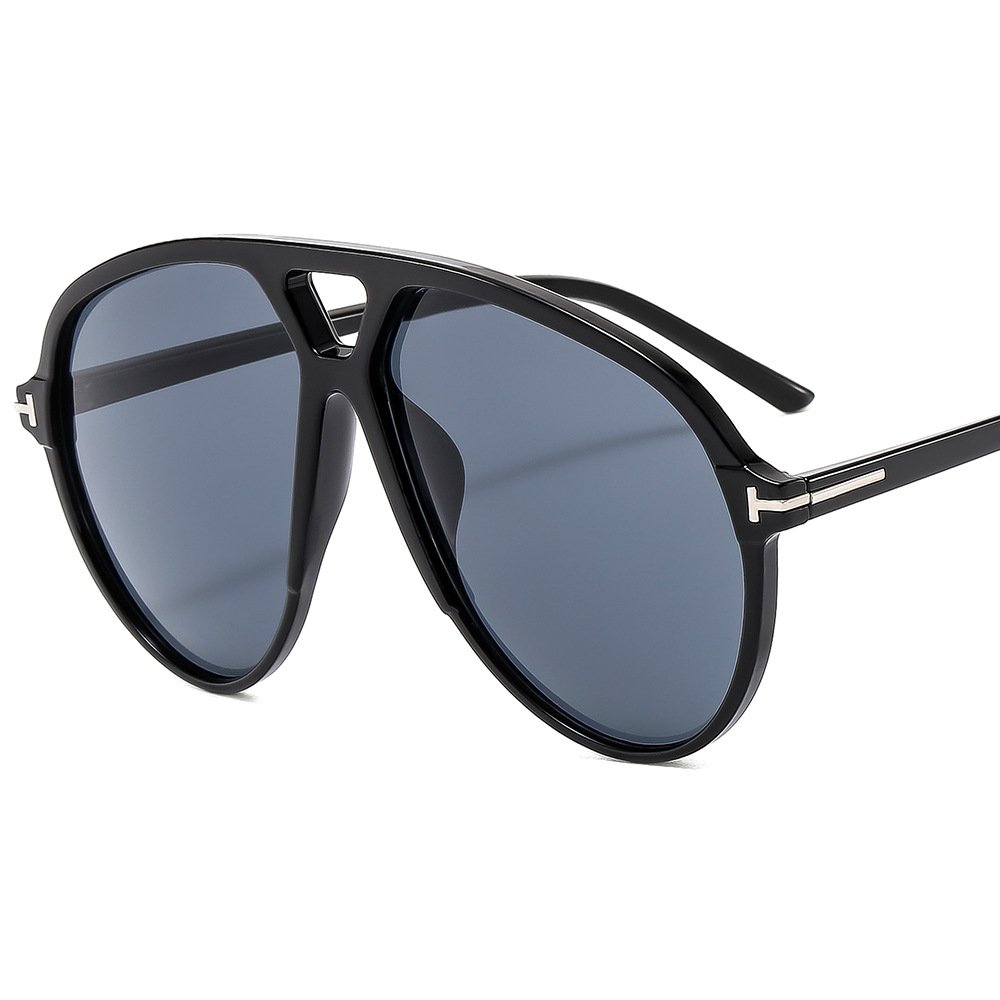 Oversized Double Bridges Pilot Men Sunglasses Fashion Brand Designer Shades UV400 Trending Custom Logo Women Sun Glasses