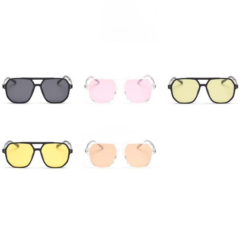 2025 Classic Retro Sunglasses Round Frame Polarized Sunglasses Men High Quality Double Bridge Sunglasses