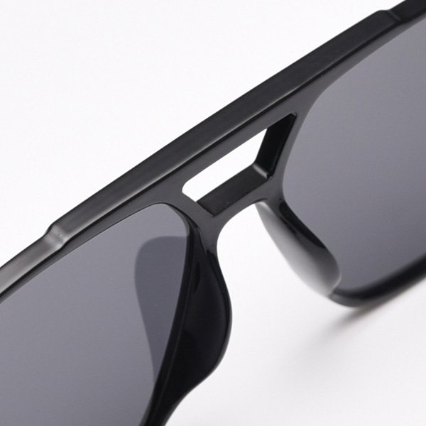 2025 Classic Retro Sunglasses Round Frame Polarized Sunglasses Men High Quality Double Bridge Sunglasses