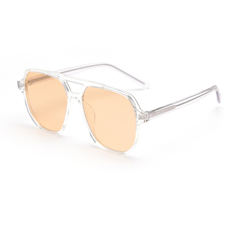 2025 Classic Retro Sunglasses Round Frame Polarized Sunglasses Men High Quality Double Bridge Sunglasses