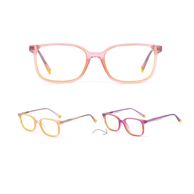 High Quality HC8805 Unbreakable EyeGlasses Kids Acetate Prescription Optical Spectacles Frames For Boys Girls