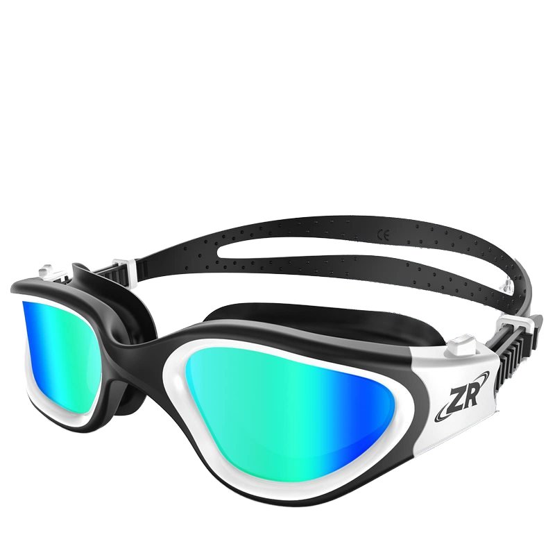 2023 Premium Polycarbonate Antifog Blue Lenses Swim Goggles Open Water Swimming Pool Sports Outdoor Use PC Frame Swimming Club