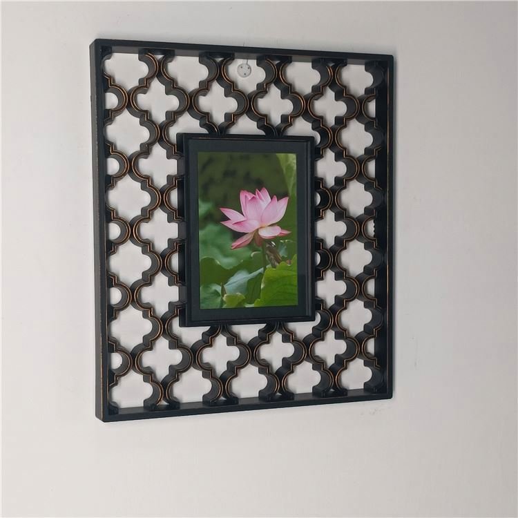 Abstract Double Sided Glass Picture Photo Frame Wall Art Custom Baby Solid plastic photo frame