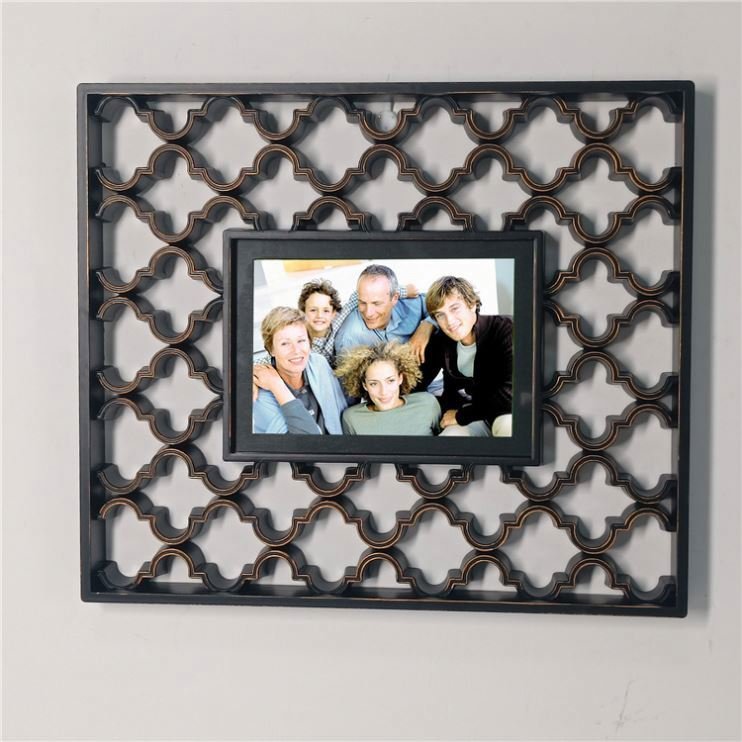 Abstract Double Sided Glass Picture Photo Frame Wall Art Custom Baby Solid plastic photo frame