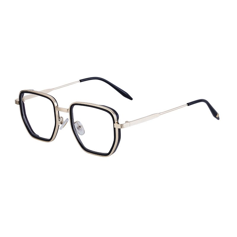 2024 New Fashion Square Sunglasses For Male Female Outdoor Sunglasses Personalized Trendy Metal Frame Sunglasses