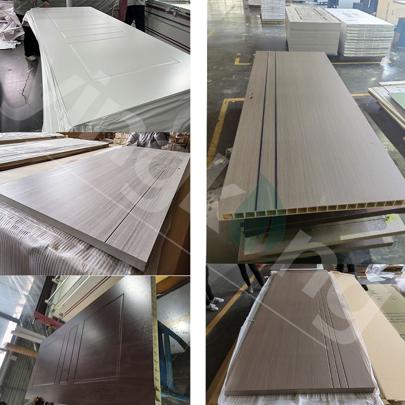 Yingkang Best Selling Customized Design Durable Door Pvc Flush WPC Hollow Door For Bedrooms And Bathrooms In Paraguay
