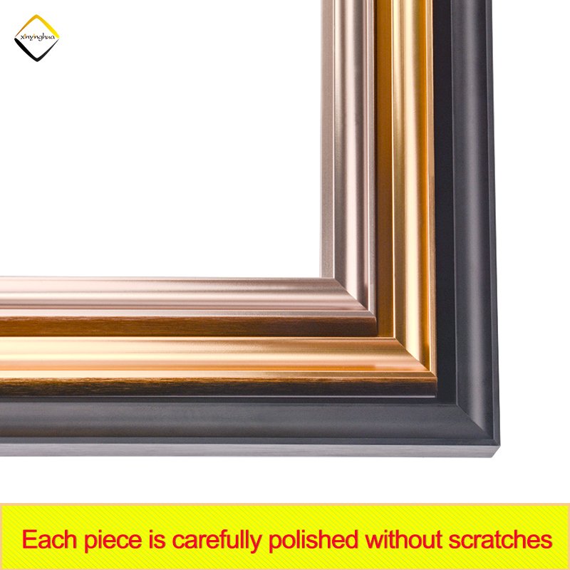 Custom Size Factory Outlet Home Decoration Metal Frame Picture Poster Simple Aluminium Alloy Photo Frames Moulding Aluminum Bar