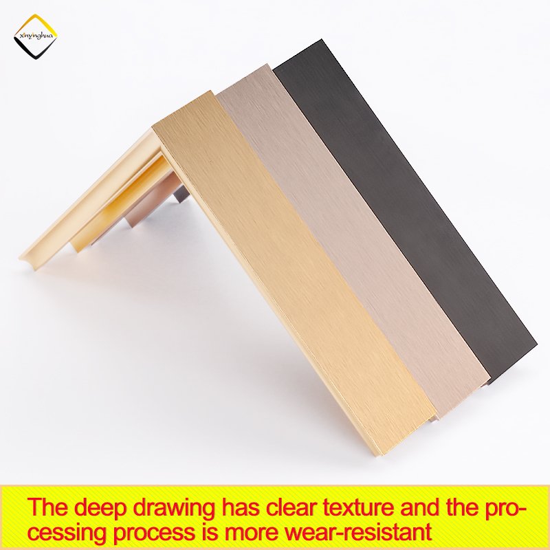 Custom Size Factory Outlet Home Decoration Metal Frame Picture Poster Simple Aluminium Alloy Photo Frames Moulding Aluminum Bar