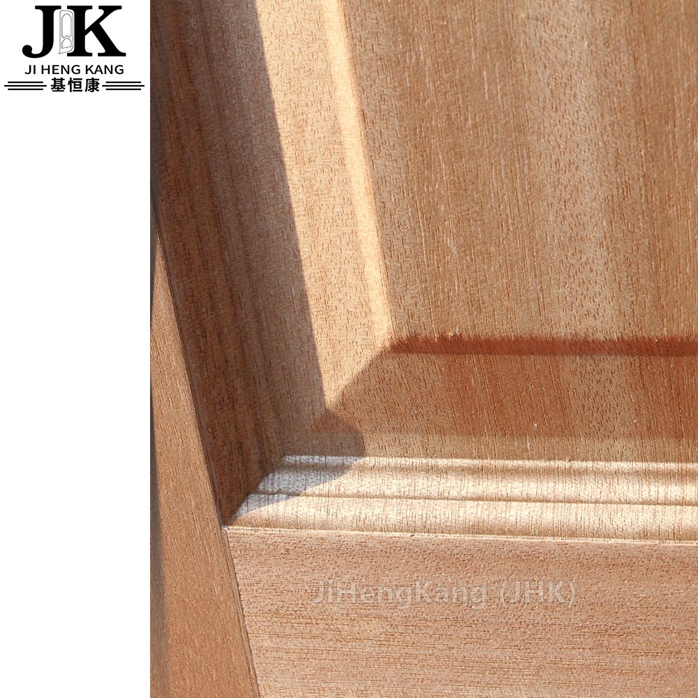 JHK-FC19 Simple Design Half Glass Wooden Door Wood Interior Doors With Frames Wood Veneer Door