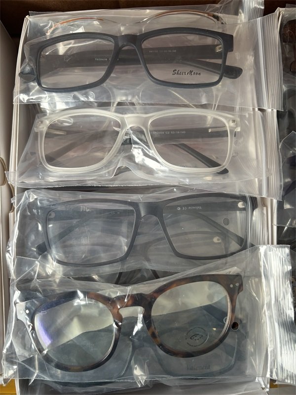 Optical Store Quality Eyeglasses Economic Assort Optical Frames TR90 CP Metallic Spectacles