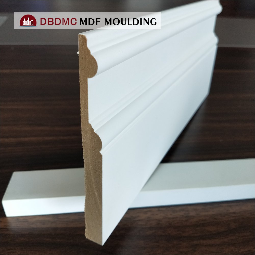 DBDMC Modern Design Decorative Wood and Polystyrene MDF Moulding Waterproof Wooden Frame Moulding for Villa Application