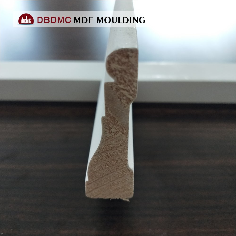 DBDMC Modern Design Decorative Wood and Polystyrene MDF Moulding Waterproof Wooden Frame Moulding for Villa Application