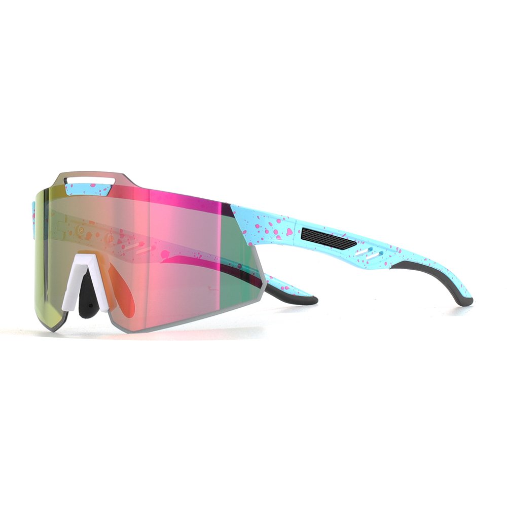 2024 New Trend Custom TR 90 Sports Glasses Ultra Light Rimless MTB Sunglasses for Men for Riding Bicycle