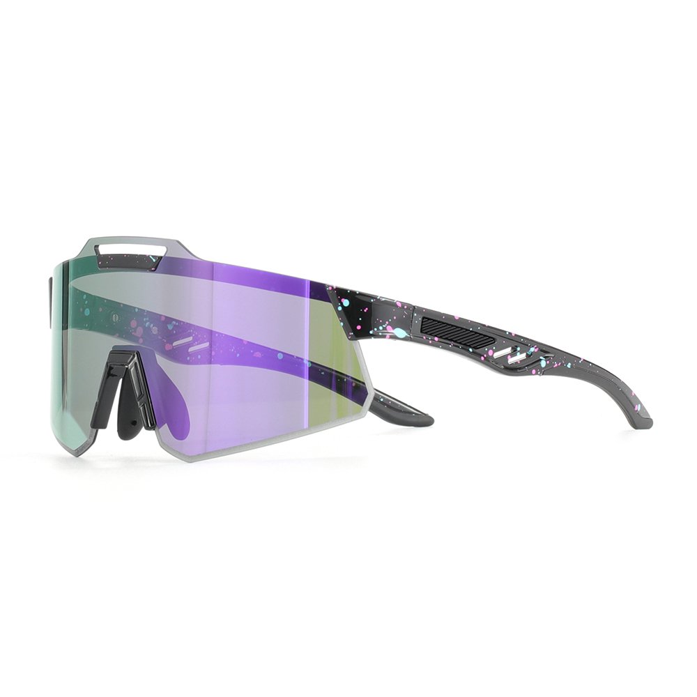 2024 New Trend Custom TR 90 Sports Glasses Ultra Light Rimless MTB Sunglasses for Men for Riding Bicycle