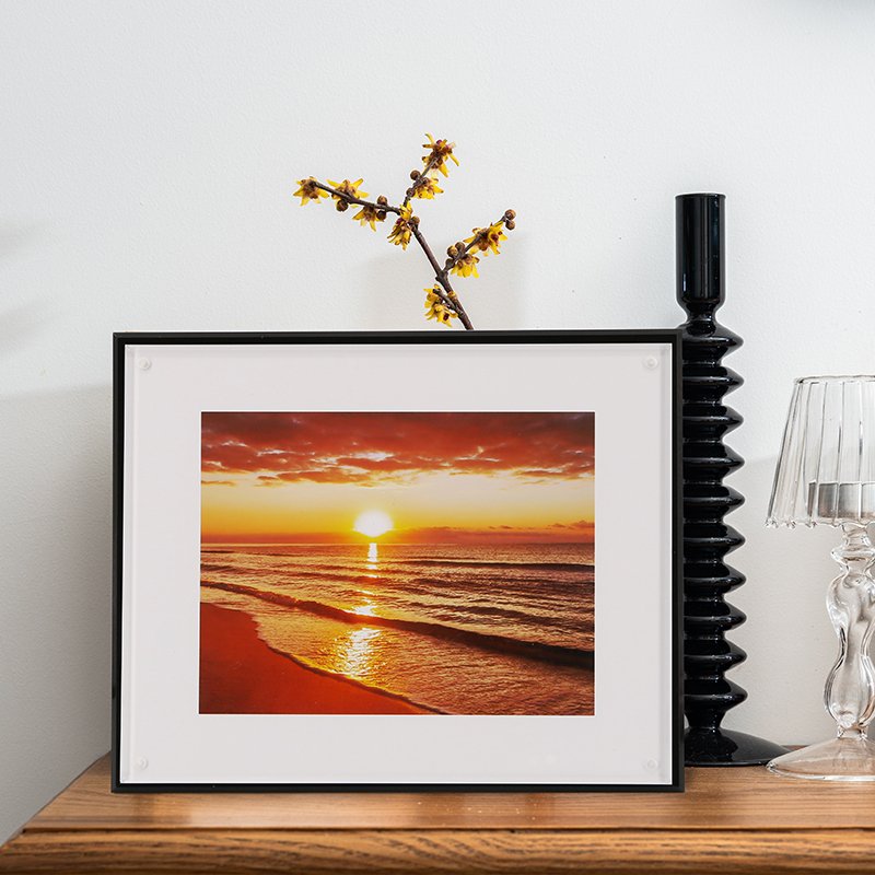 2020 New Style double-side magnetic Acrylic Photo Picture Frame for display sublimation glass