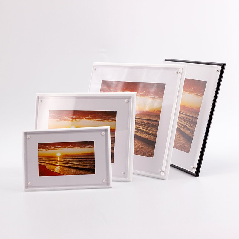 2020 New Style double-side magnetic Acrylic Photo Picture Frame for display sublimation glass