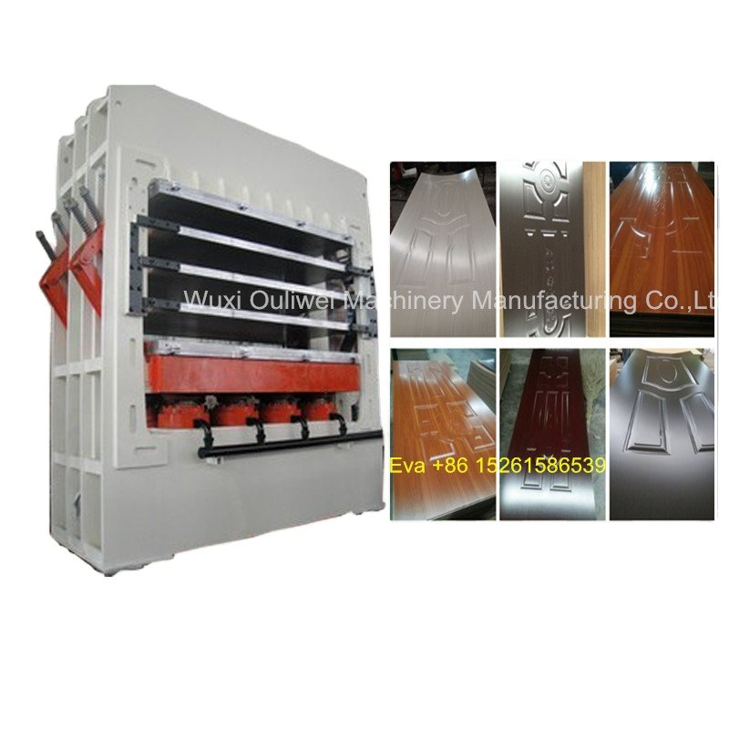 wooden door frame making machine skirting line door frame press machines supplier Efficient melamine press machine