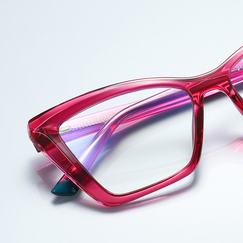2024 New Women'S Eyeglasses Frames Designer Cat Eye Glasses Frame Trend Ins Wind Anti Blue Light Optical Glasses