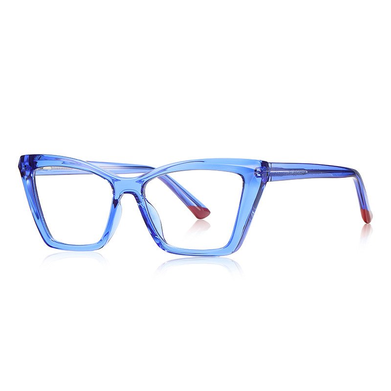 2024 New Women'S Eyeglasses Frames Designer Cat Eye Glasses Frame Trend Ins Wind Anti Blue Light Optical Glasses