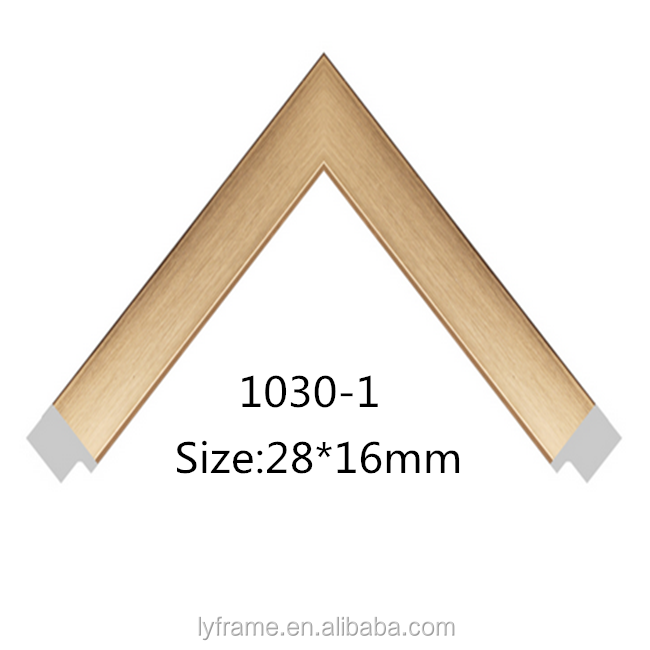 Ps Frame Picture Frame Moulding Gold Modern Hot Stamping Yellow 500 Meters 32mm*18mm 32(w)*18(h)mm Lusheng 255A-2 CN;SHN