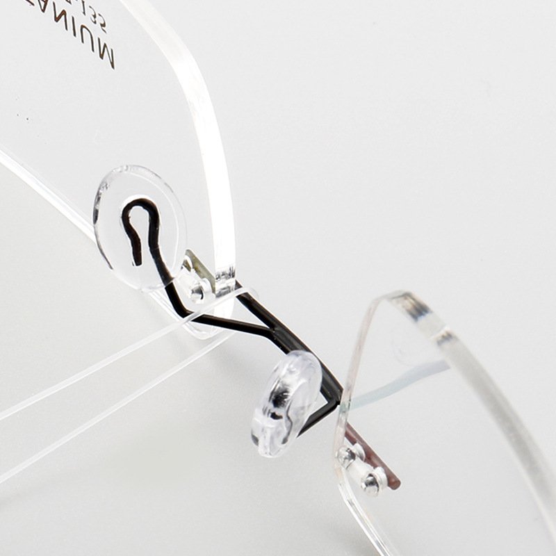 Popular 5018 Unisex Rimless glasses Rectangular Lens Multi Colors Optical Frames