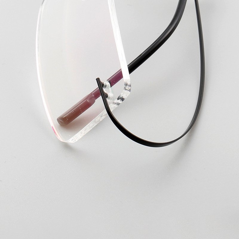 Popular 5018 Unisex Rimless glasses Rectangular Lens Multi Colors Optical Frames