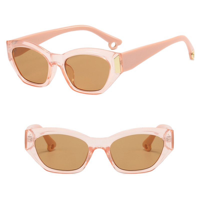DL GLASSES 2024 Retro Cat Eye Eyeglasses Trendy Irregular Frames High End Lunettes UV Protection Fashion Sunglasses Custom