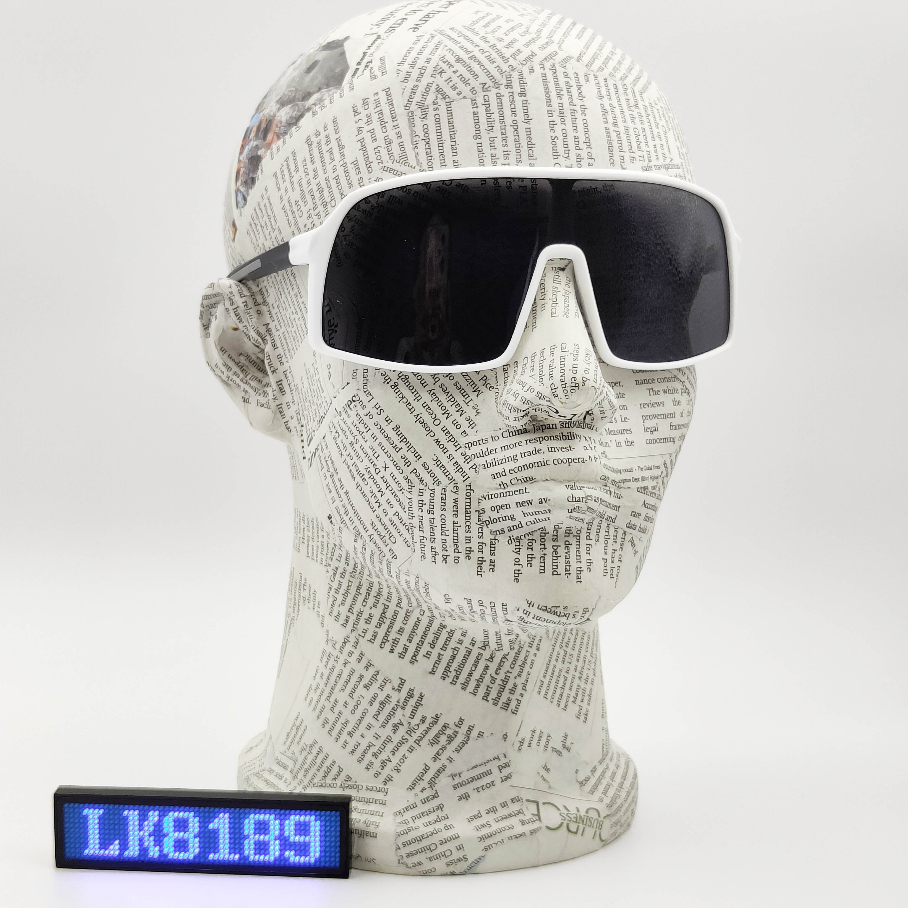 sunglasses 2024 one-piece large frame outdoor running skiing tr90 men polarized custom logo sports glasses cycling sunglasses